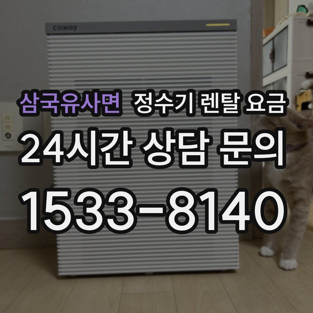 삼국유사면 정수기 렌탈 요금 카드 할인 적용 시 주의할 점