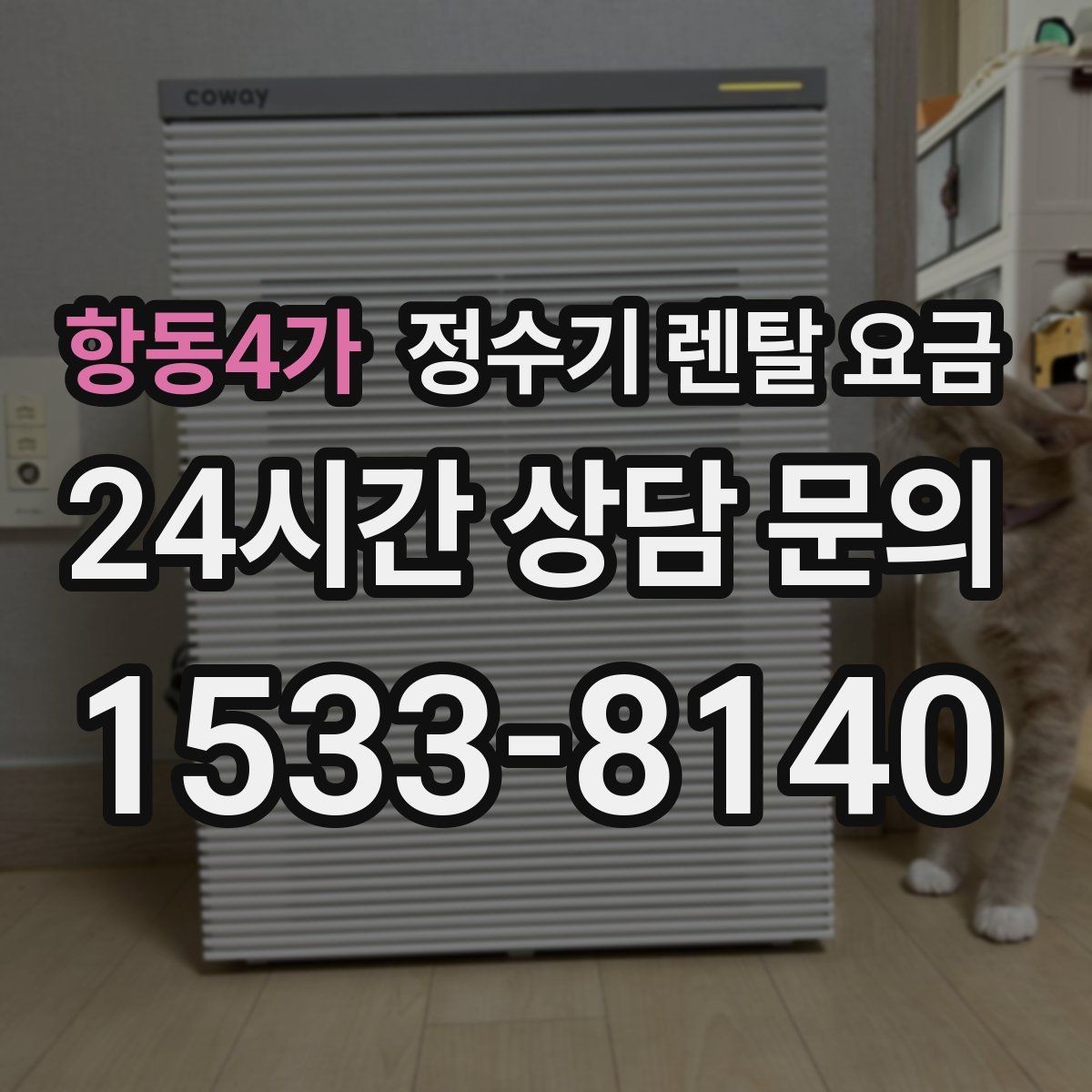 항동4가 정수기 렌탈 요금 합리적으로 고르는 기준 정리