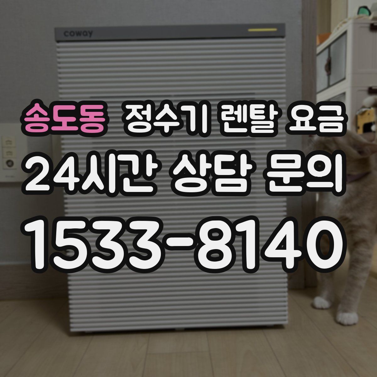 송도동 정수기 렌탈 요금