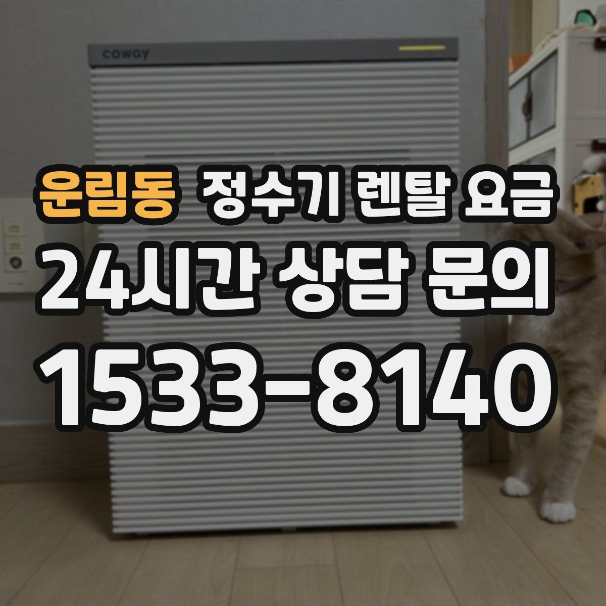 운림동 정수기 렌탈 요금