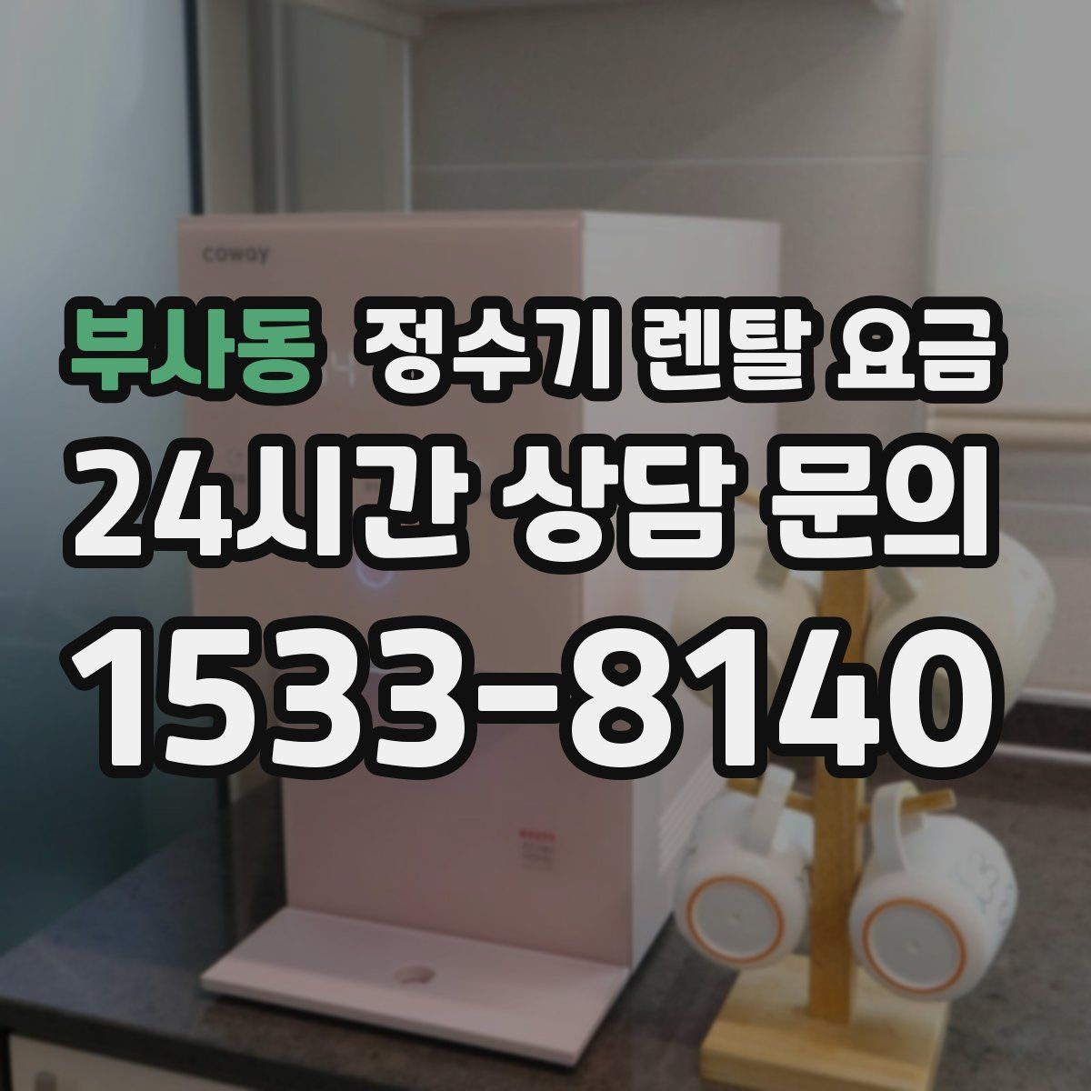 부사동 정수기 렌탈 요금 전문 설치가 필요한 이유