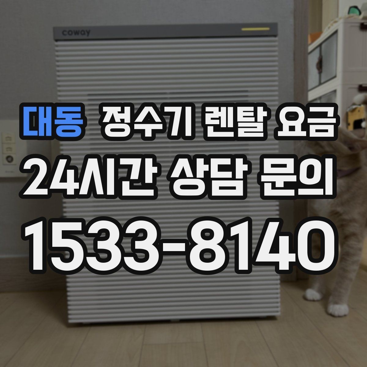 대동 정수기 렌탈 요금 냉수보다 온수를 자주 쓰는 집의 기준