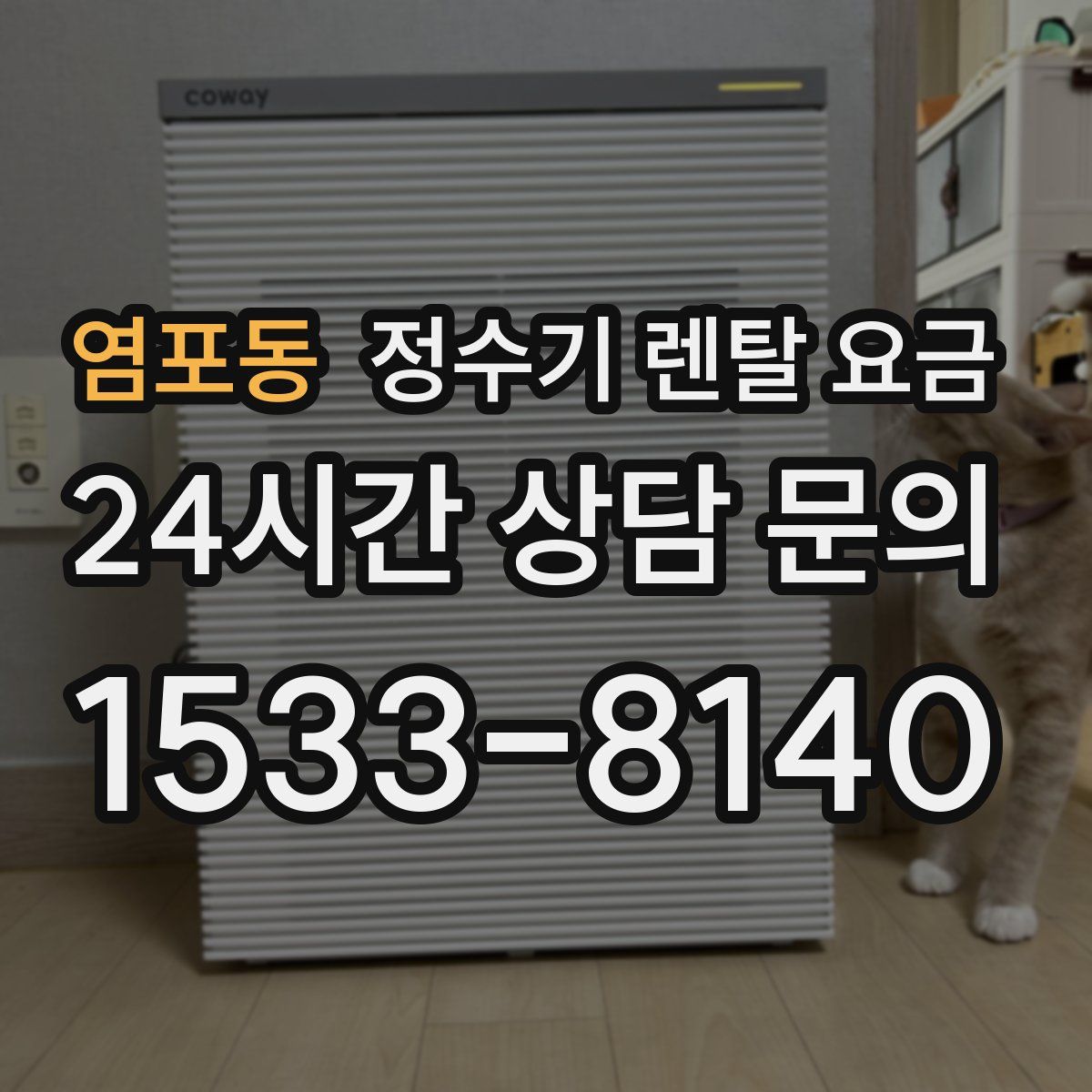 염포동 정수기 렌탈 요금