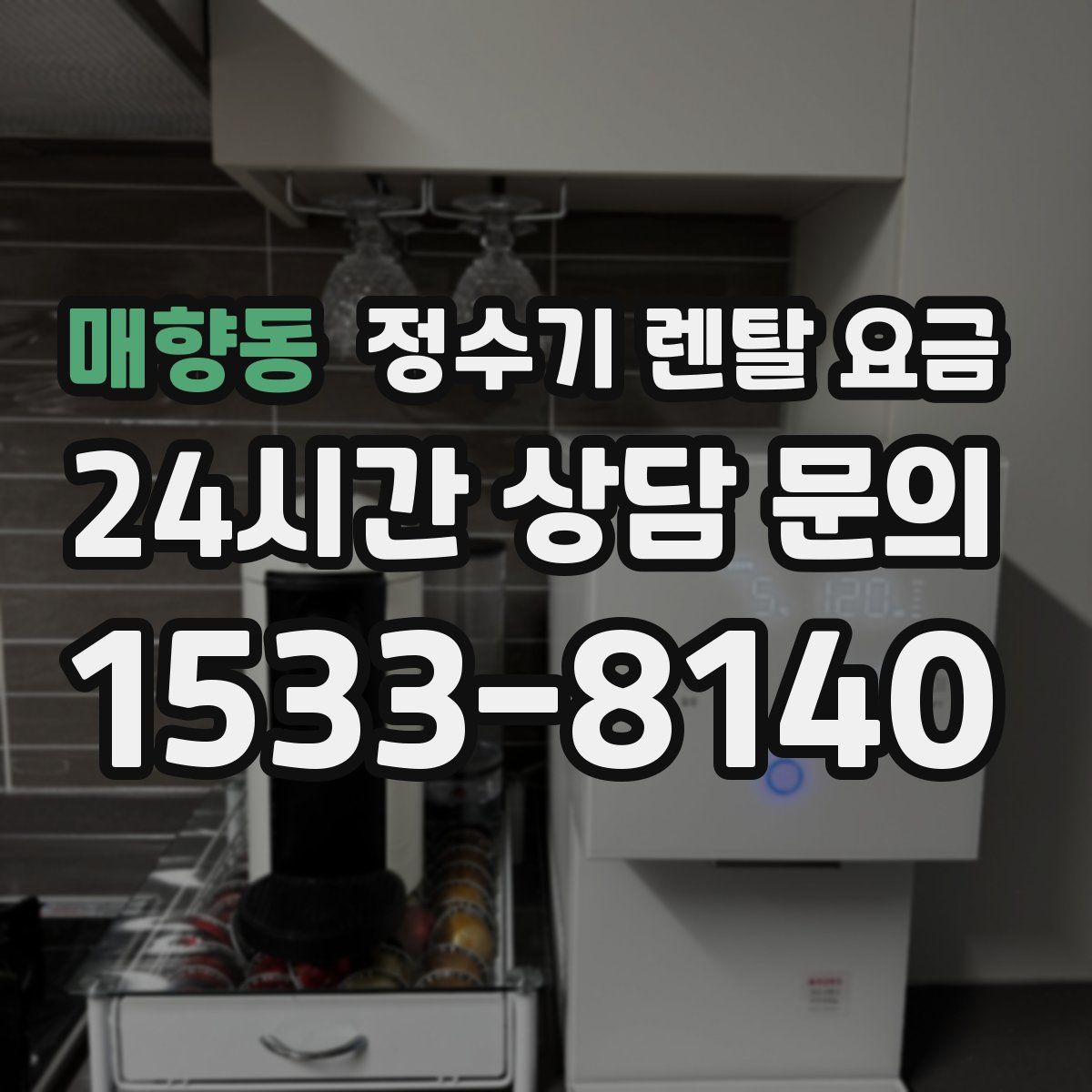매향동 정수기 렌탈 요금