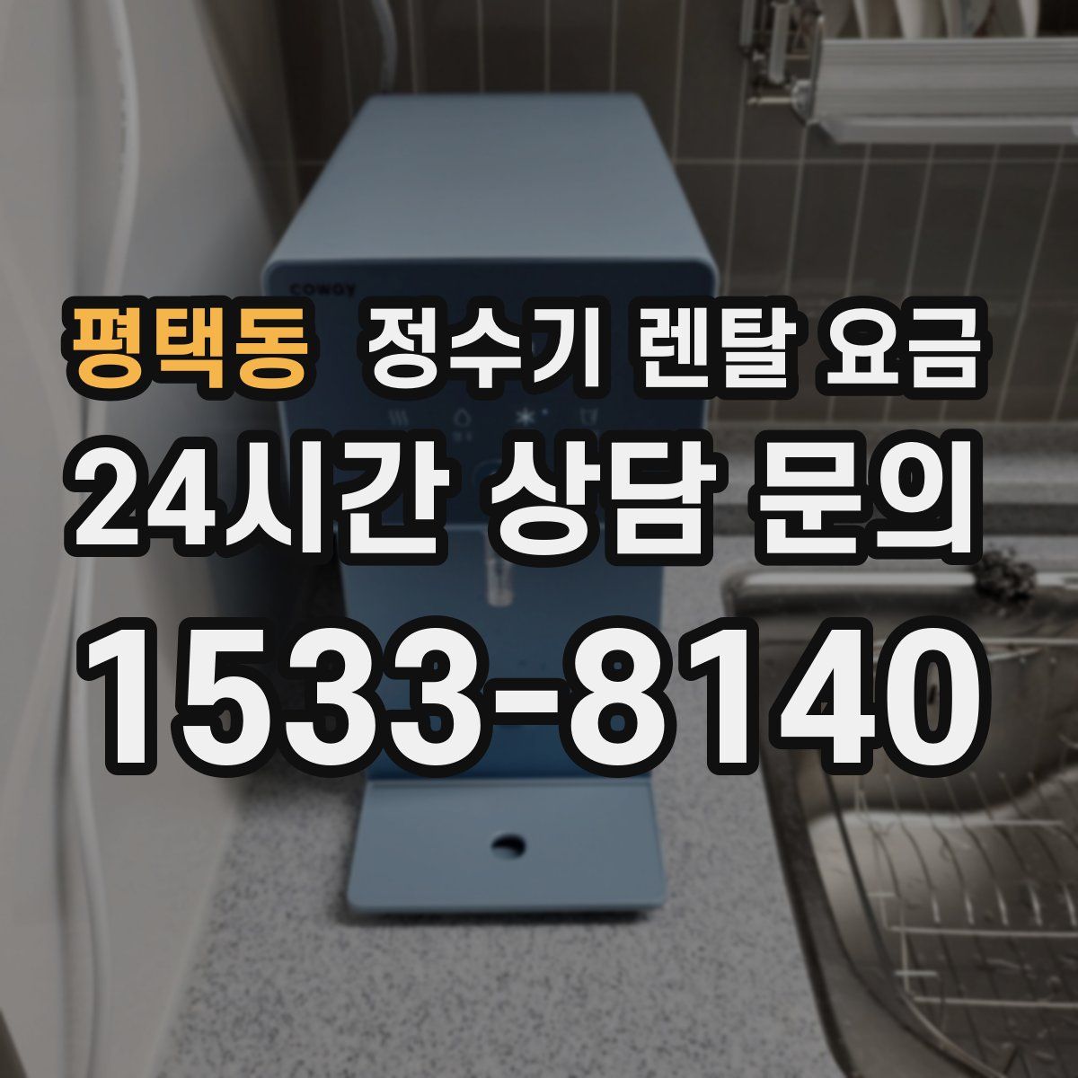 평택동 정수기 렌탈 요금