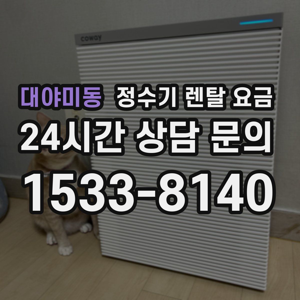 대야미동 정수기 렌탈 요금