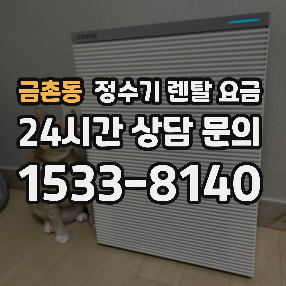 금촌동 정수기 렌탈 요금
