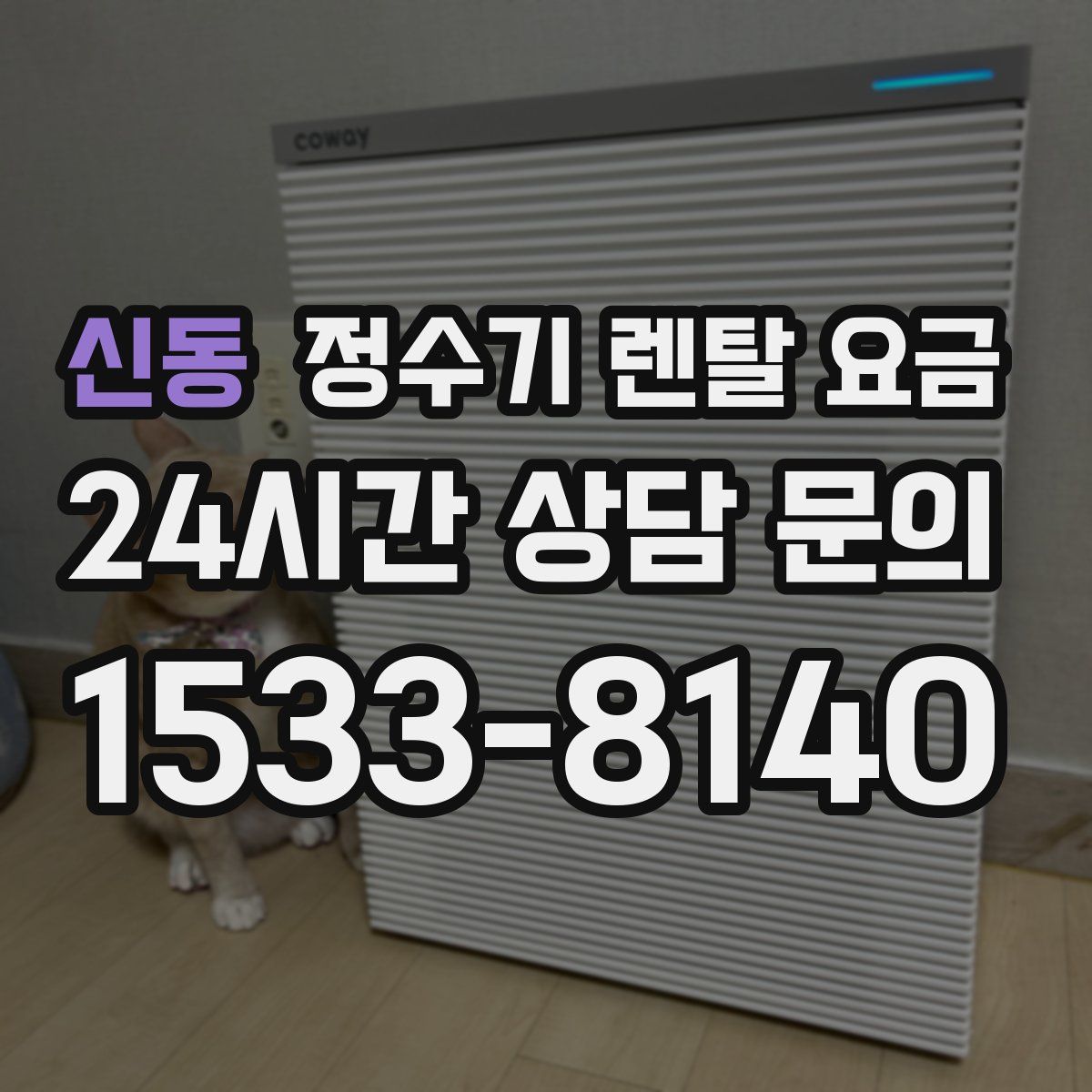 신동 정수기 렌탈 요금