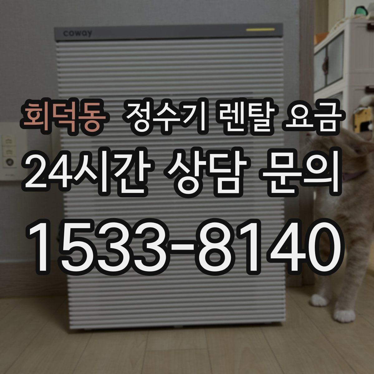 회덕동 정수기 렌탈 요금