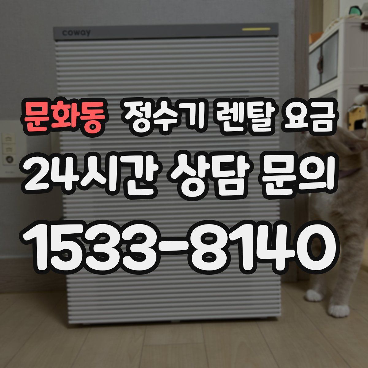 문화동 정수기 렌탈 요금