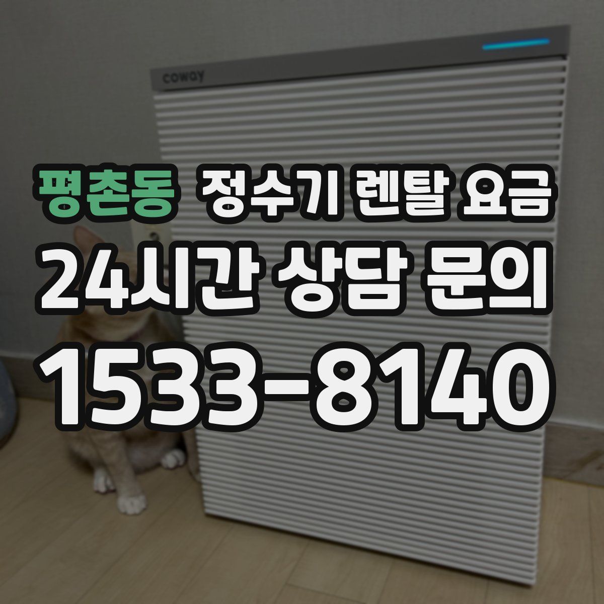 평촌동 정수기 렌탈 요금