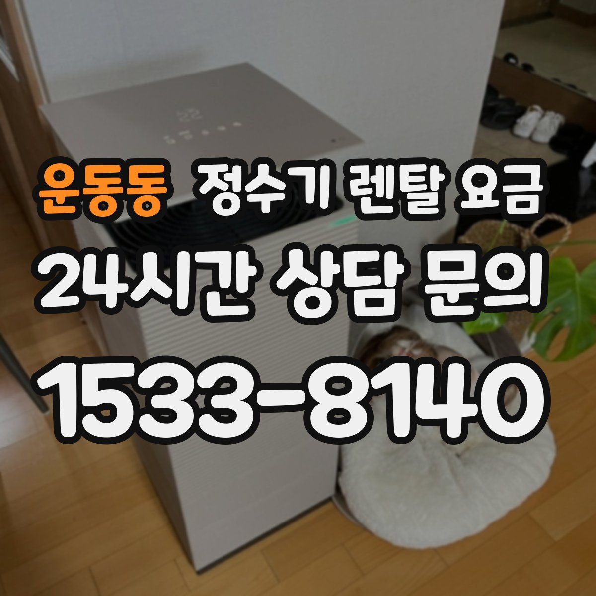 운동동 정수기 렌탈 요금