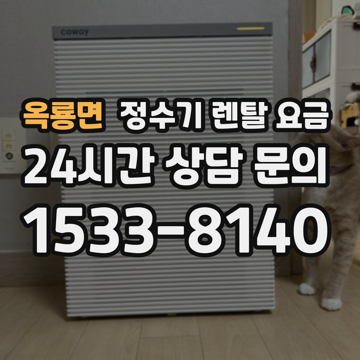 옥룡면 정수기 렌탈 요금