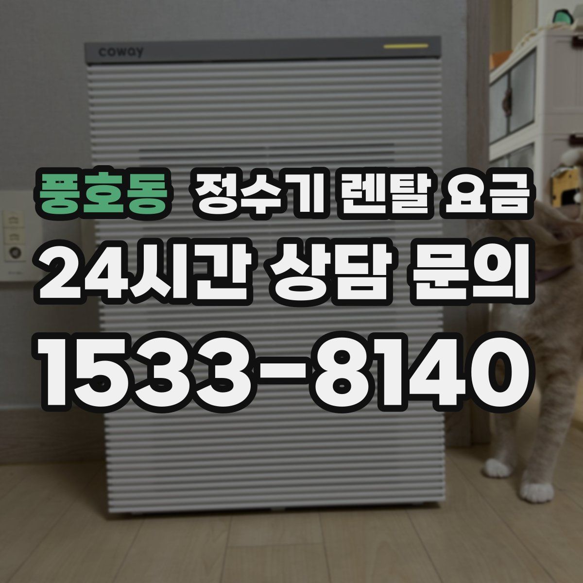 풍호동 정수기 렌탈 요금