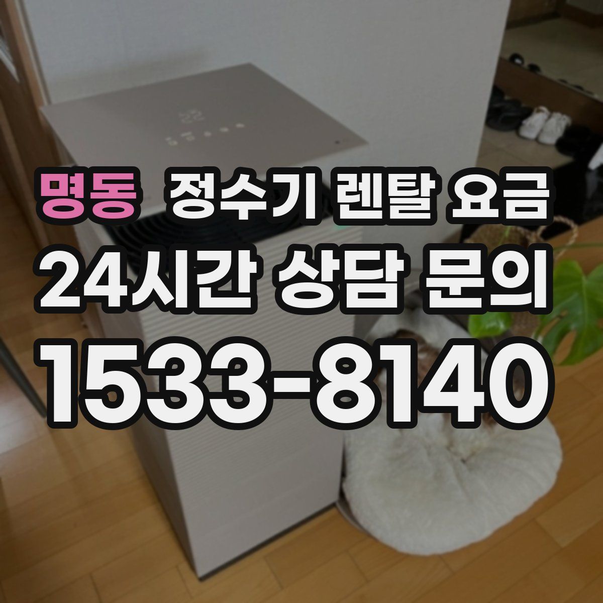 명동 정수기 렌탈 요금