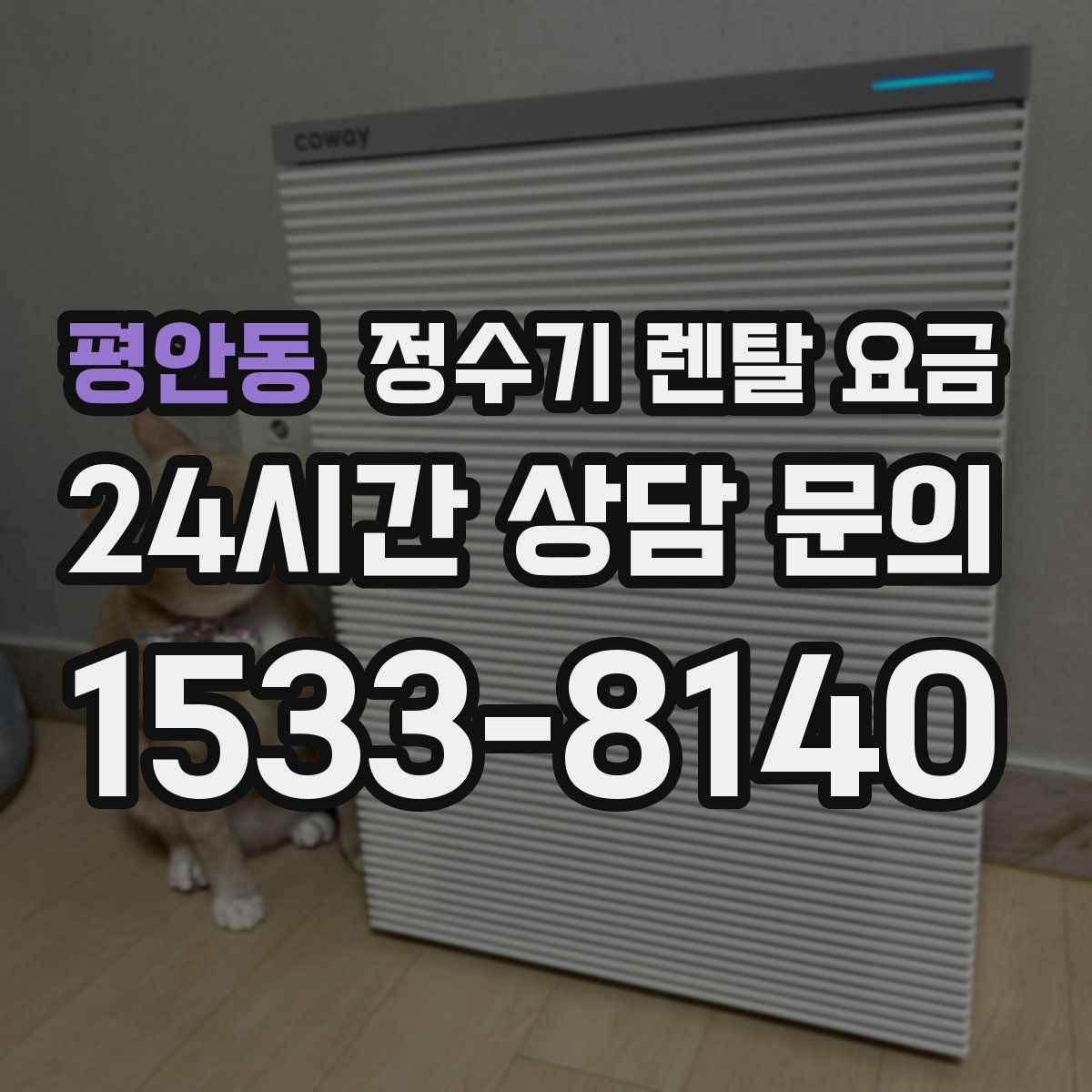 평안동 정수기 렌탈 요금