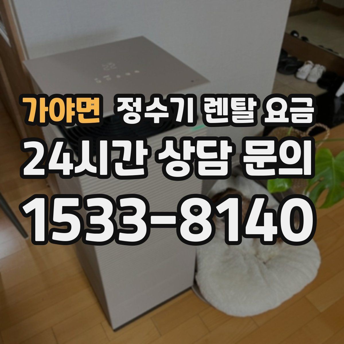 가야면 정수기 렌탈 요금 관리 서비스 포함 여부 확인 방법