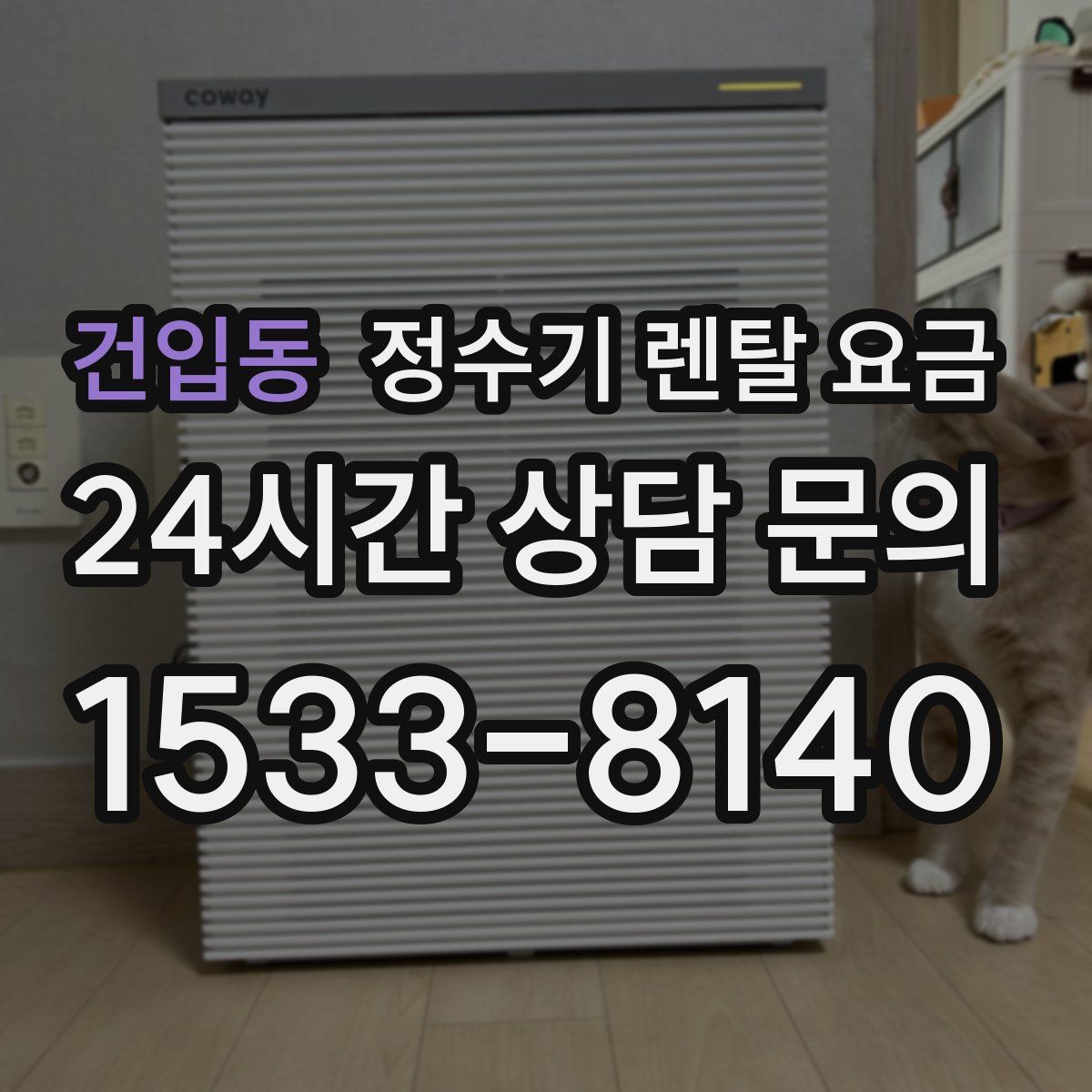 건입동 정수기 렌탈 요금