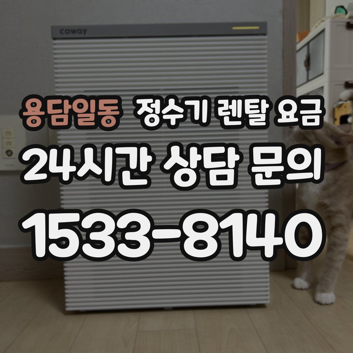 용담일동 정수기 렌탈 요금