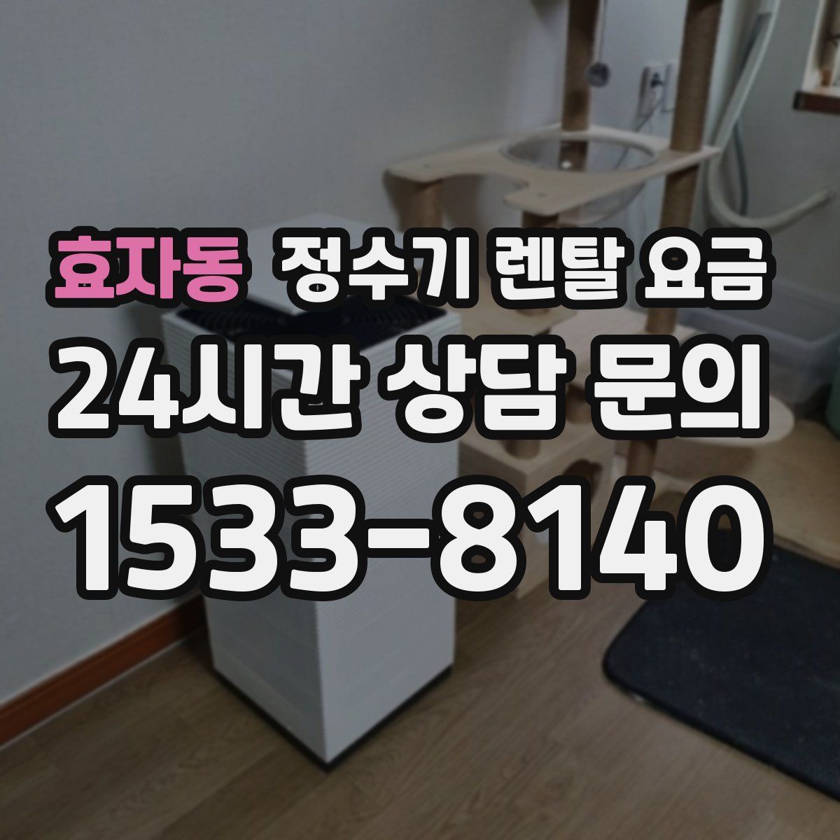 효자동 정수기 렌탈 요금