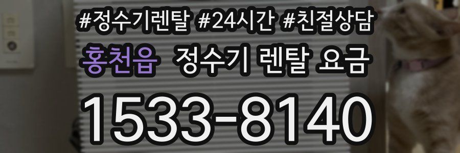 홍천읍 정수기 렌탈 요금