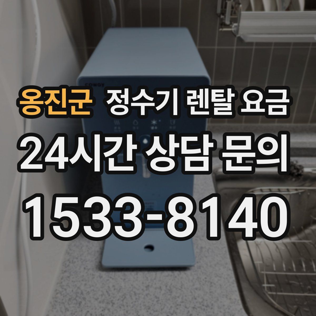 옹진군 정수기 렌탈 요금