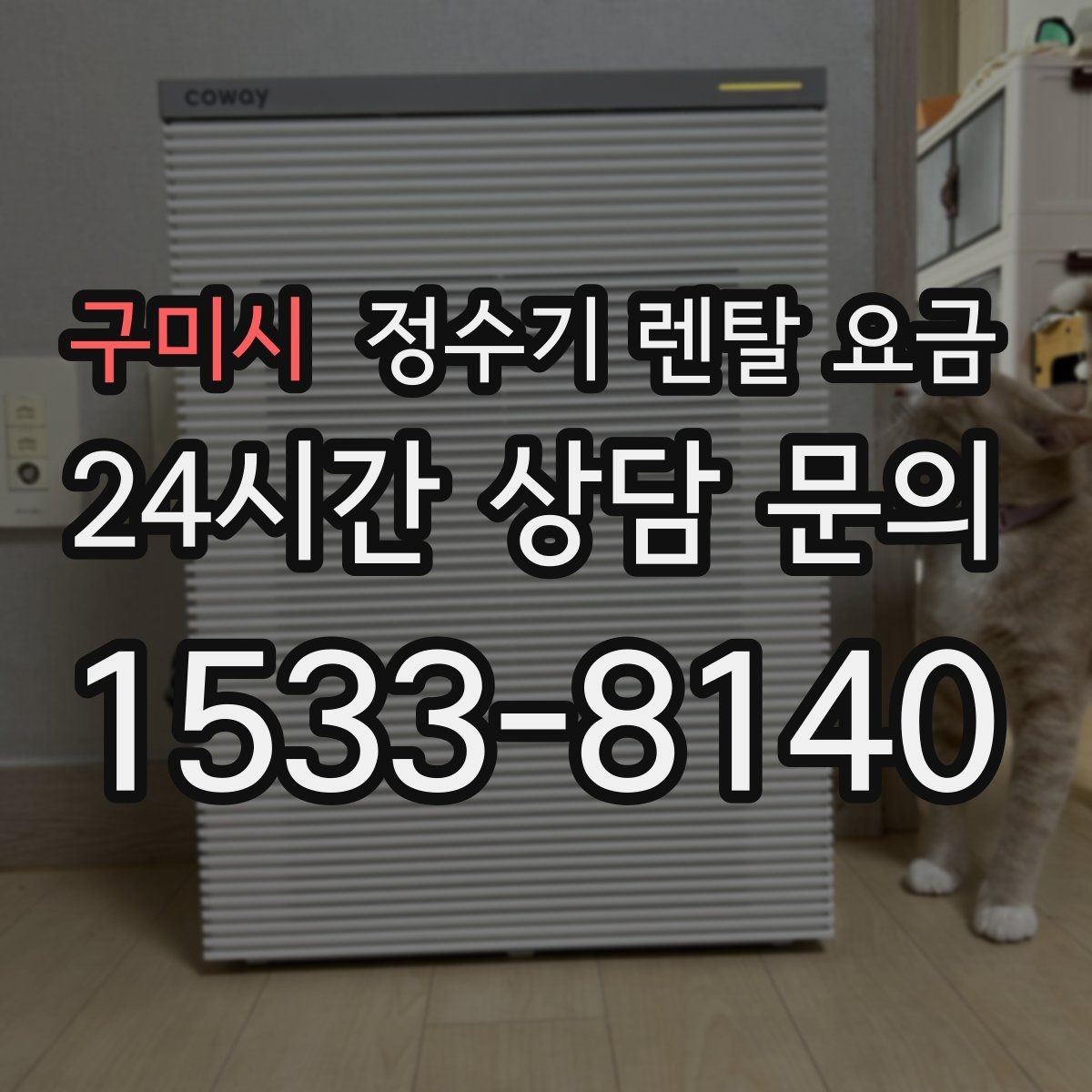 구미시 정수기 렌탈 요금 관리 방식에 따른 비용 차이