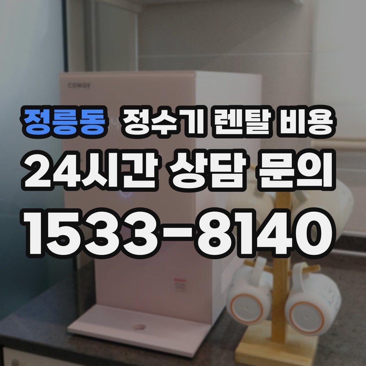 정릉동 정수기 렌탈 비용 사용량에 따라 달라지는 선택 기준
