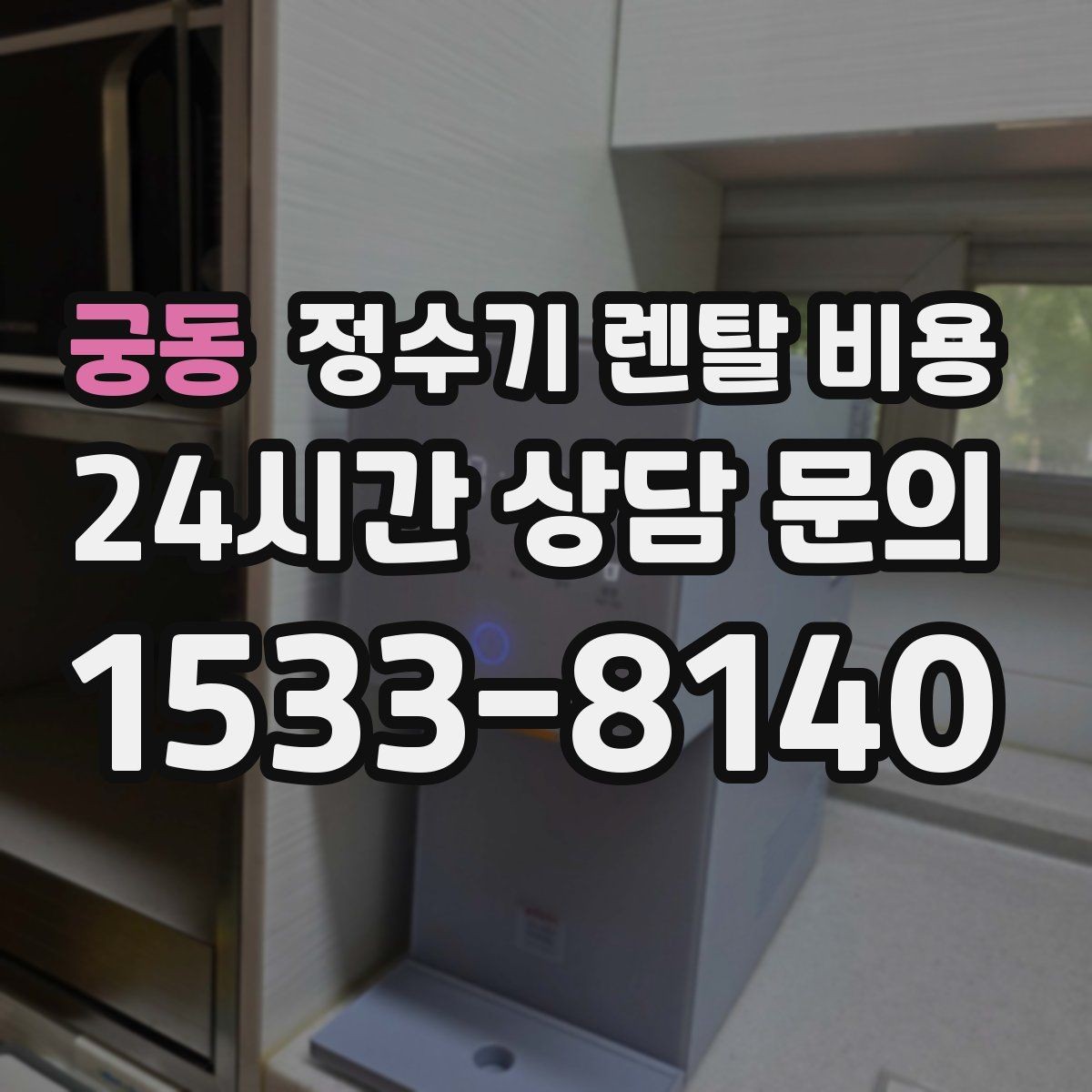 궁동 정수기 렌탈 비용 싱크대 위 설치형과 스탠드형 비교
