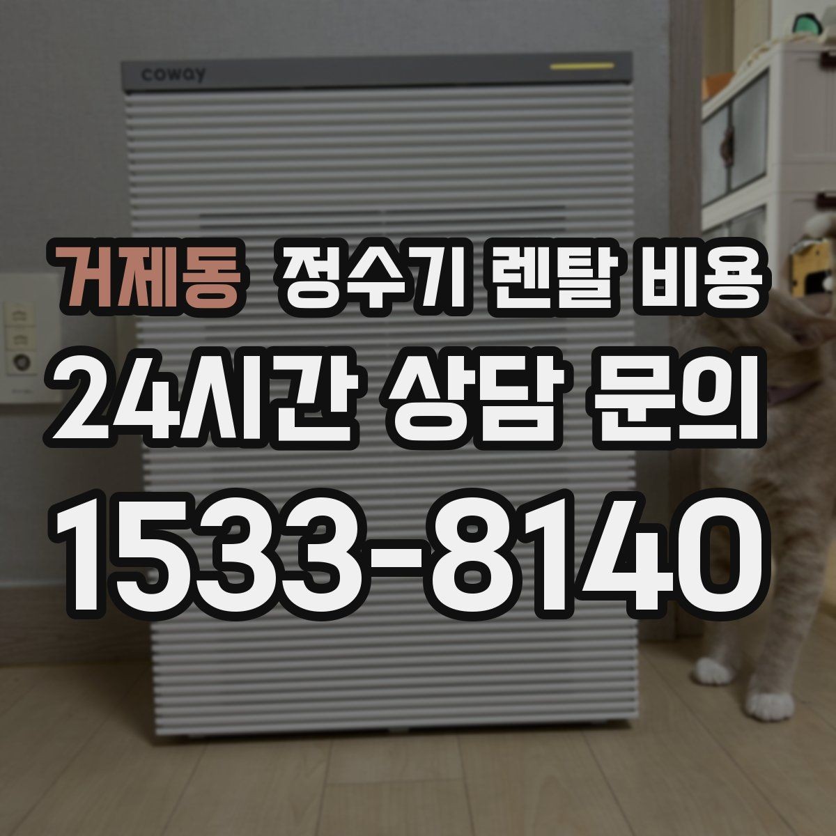 거제동 정수기 렌탈 비용 유지 관리 비용까지 계산하는 방법
