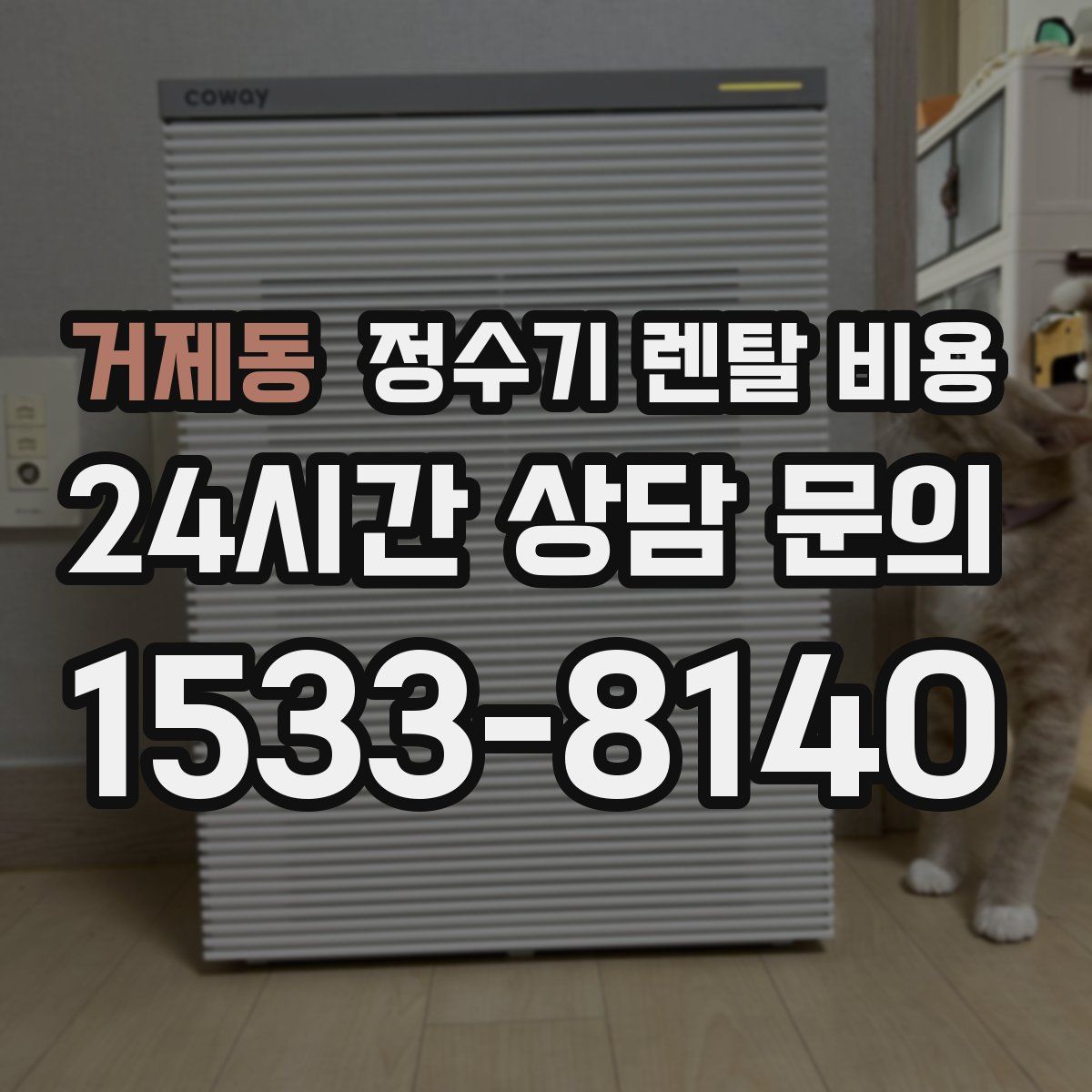 거제동 정수기 렌탈 비용