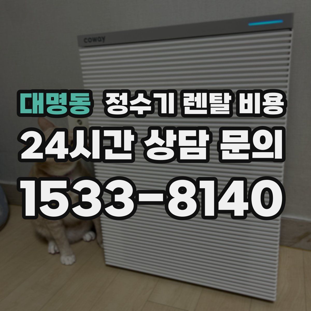 대명동 정수기 렌탈 비용