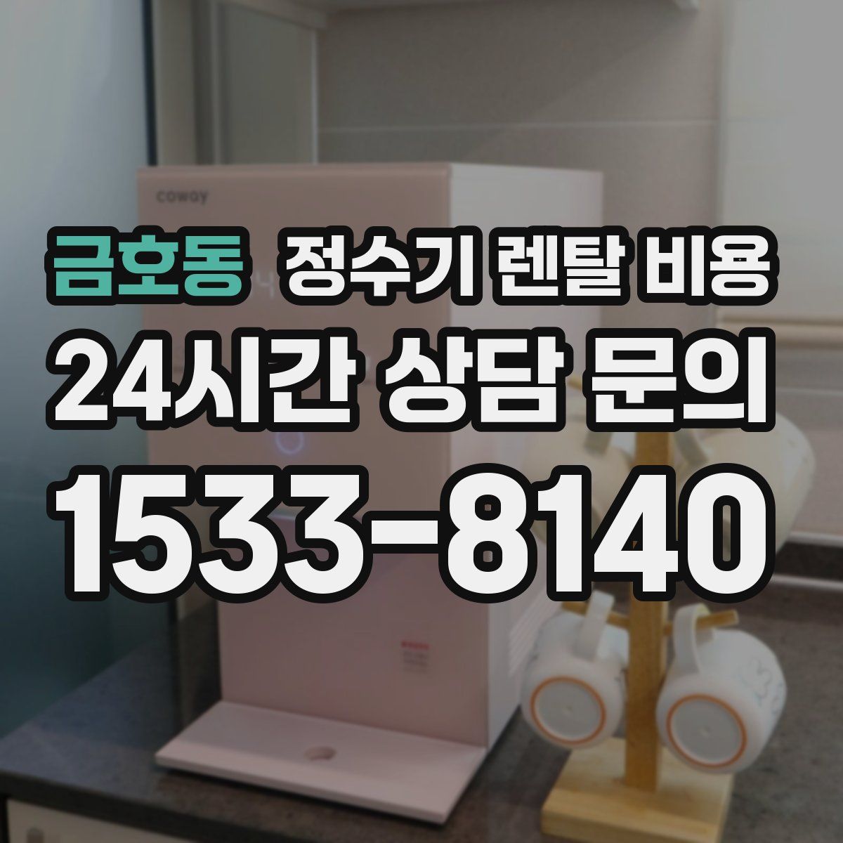 금호동 정수기 렌탈 비용