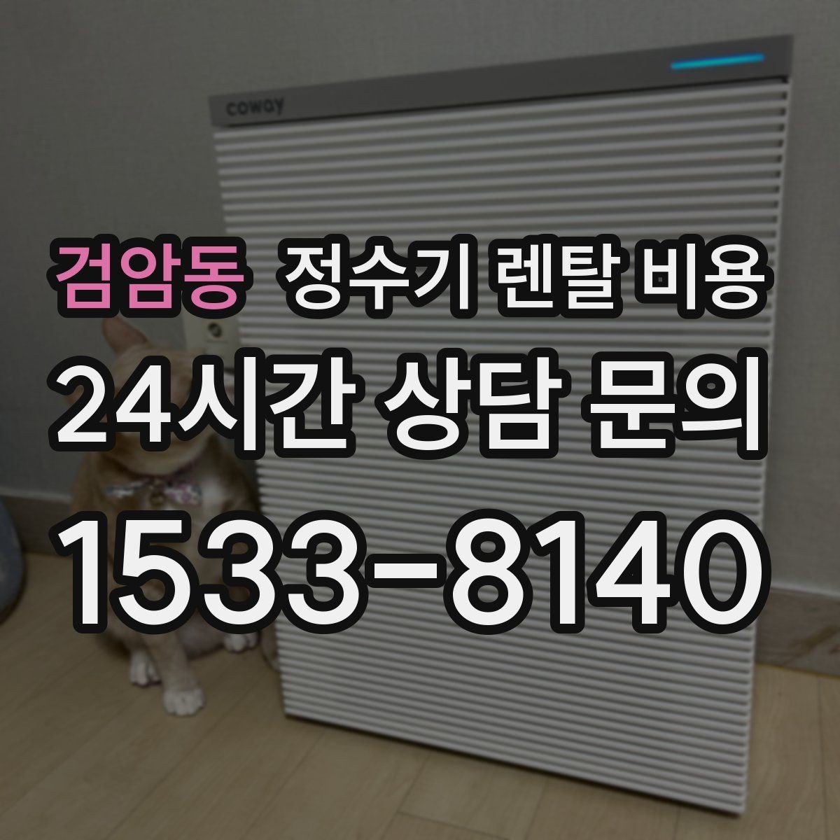 검암동 정수기 렌탈 비용 냉온정수기와 직수형 비교해보기