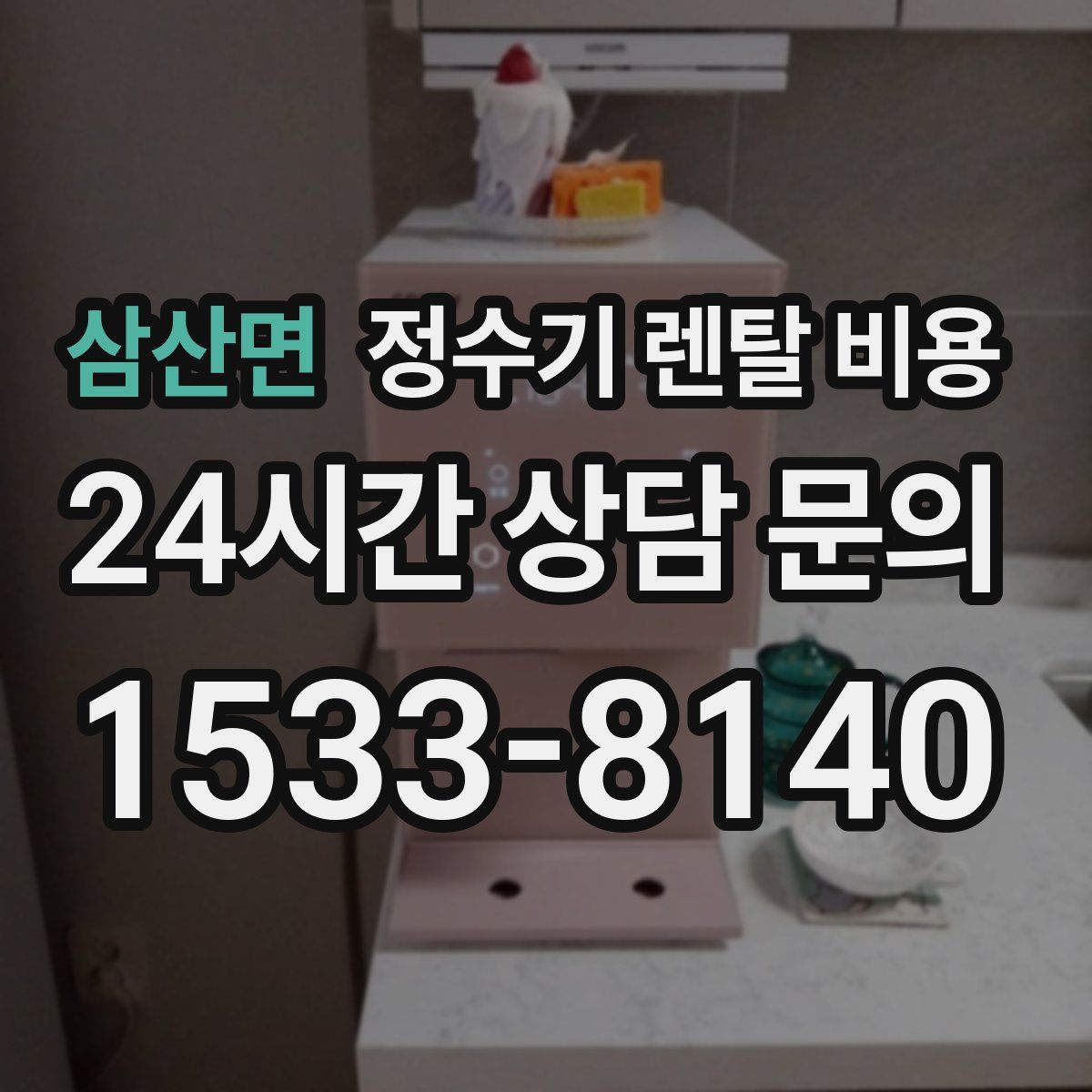 삼산면 정수기 렌탈 비용