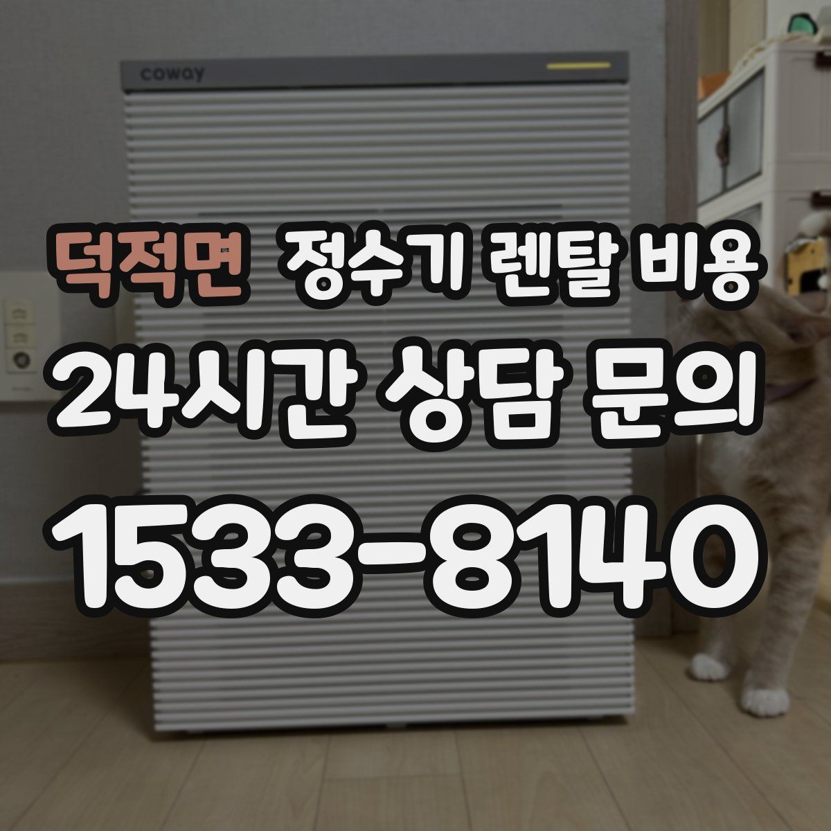 덕적면 정수기 렌탈 비용