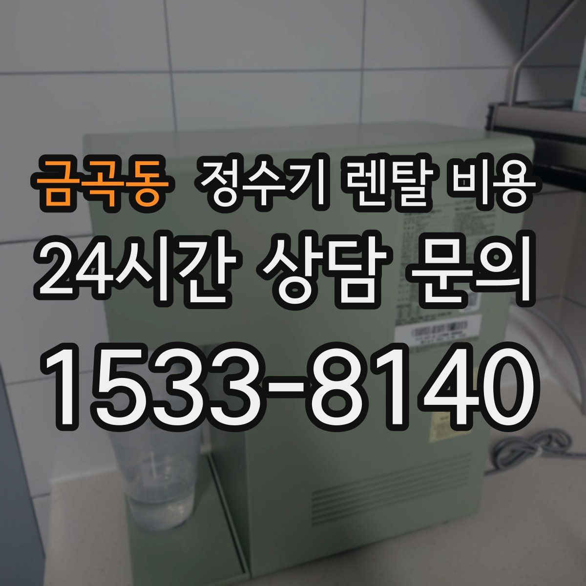 금곡동 정수기 렌탈 비용