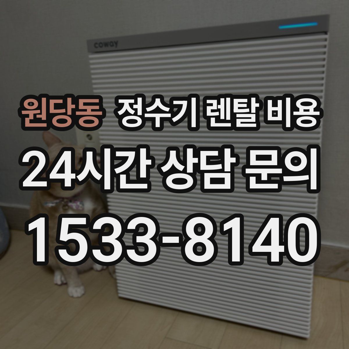 원당동 정수기 렌탈 비용