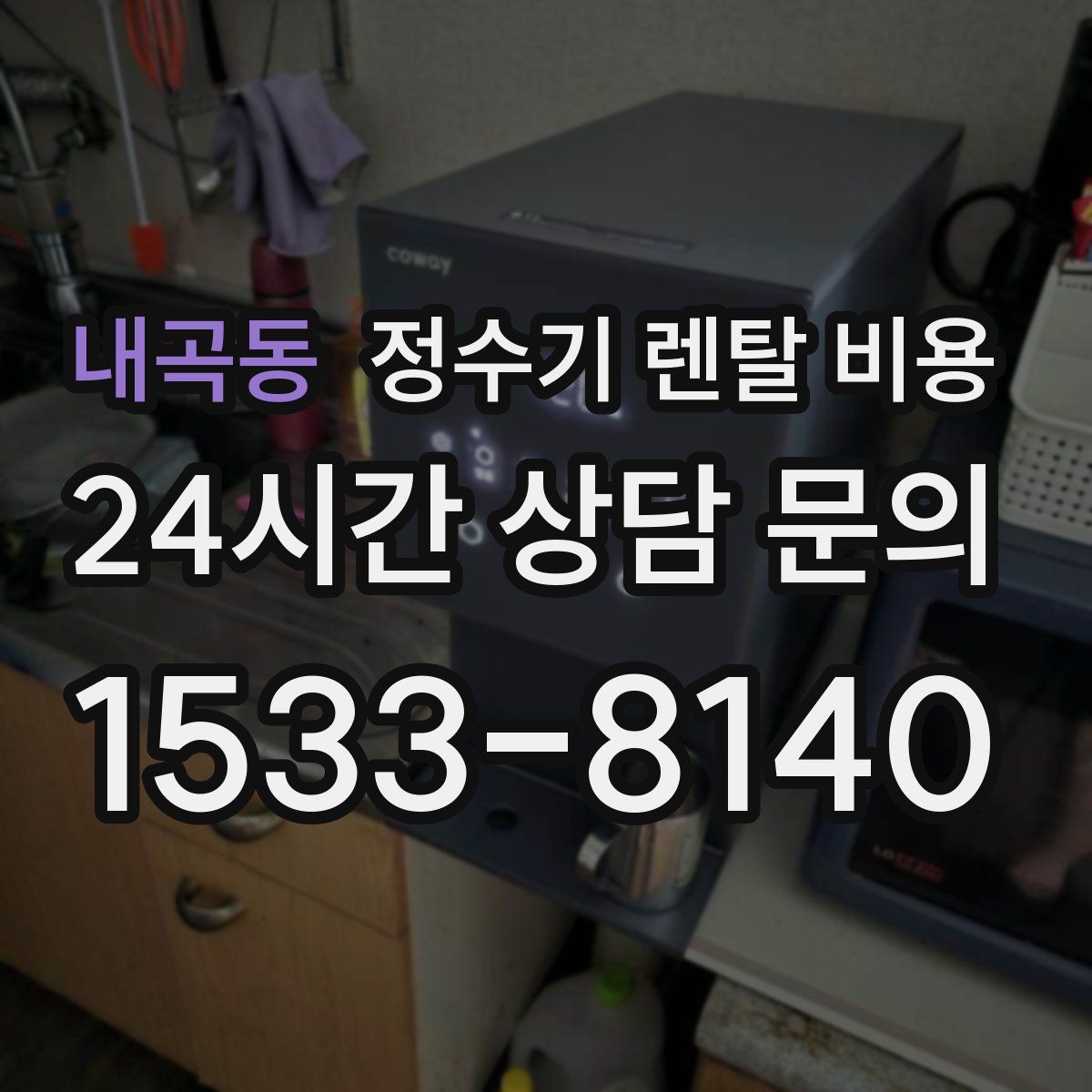 내곡동 정수기 렌탈 비용