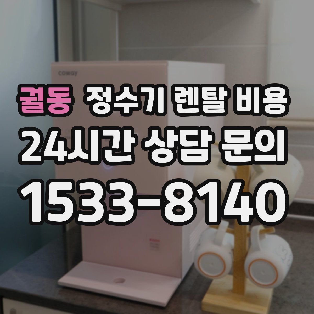 궐동 정수기 렌탈 비용