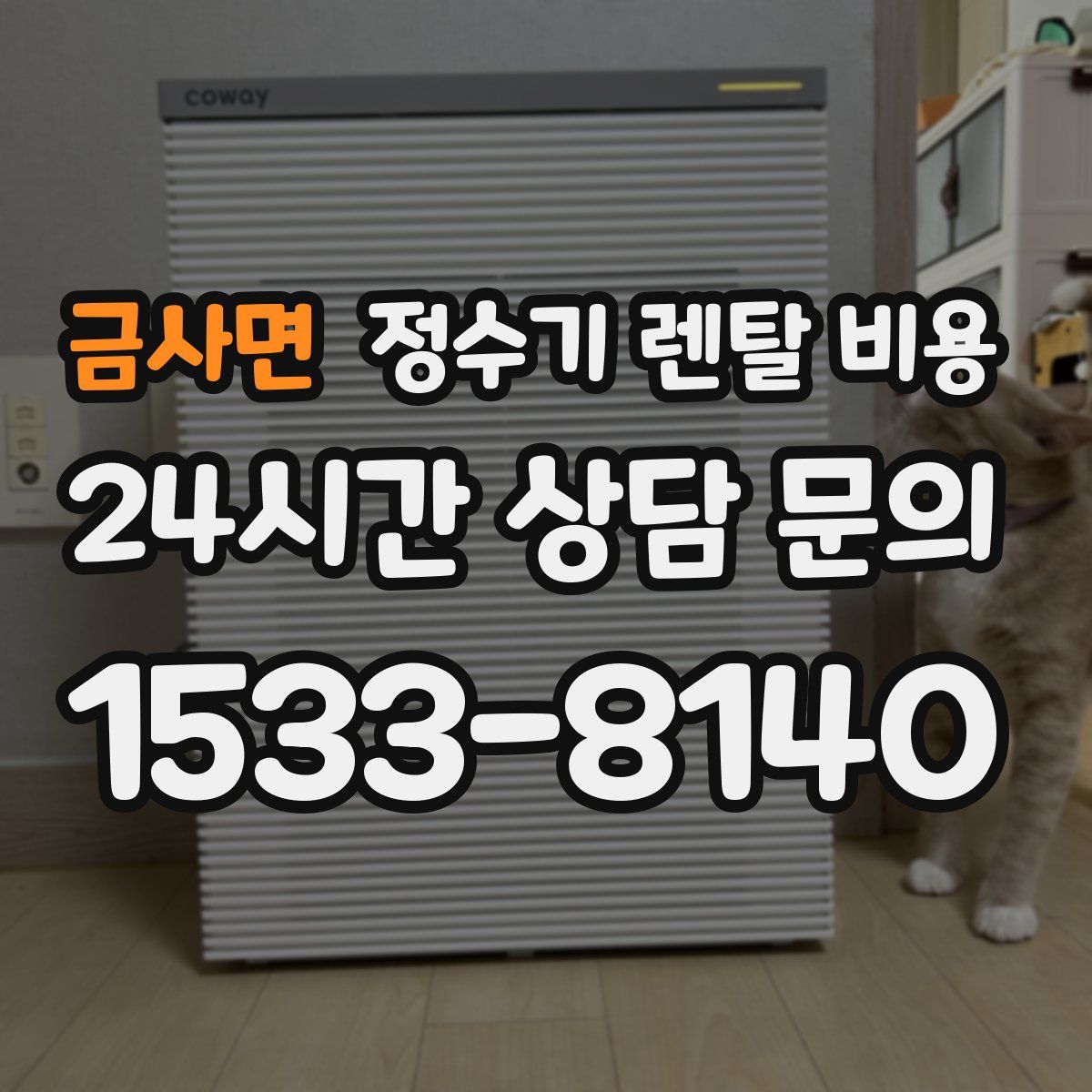 금사면 정수기 렌탈 비용