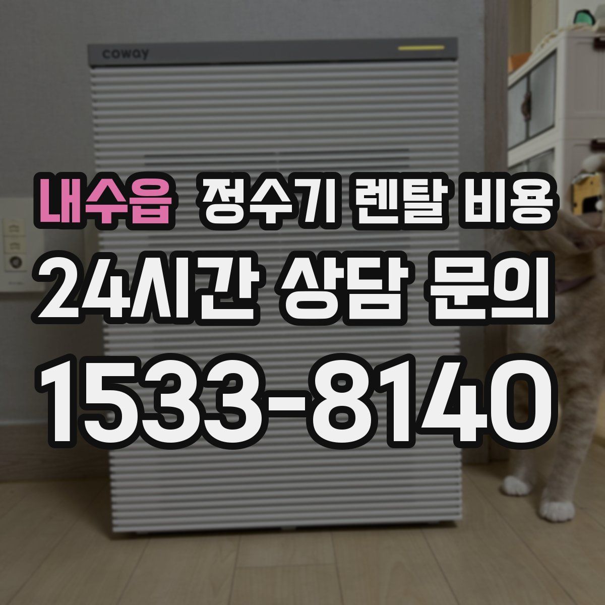 내수읍 정수기 렌탈 비용