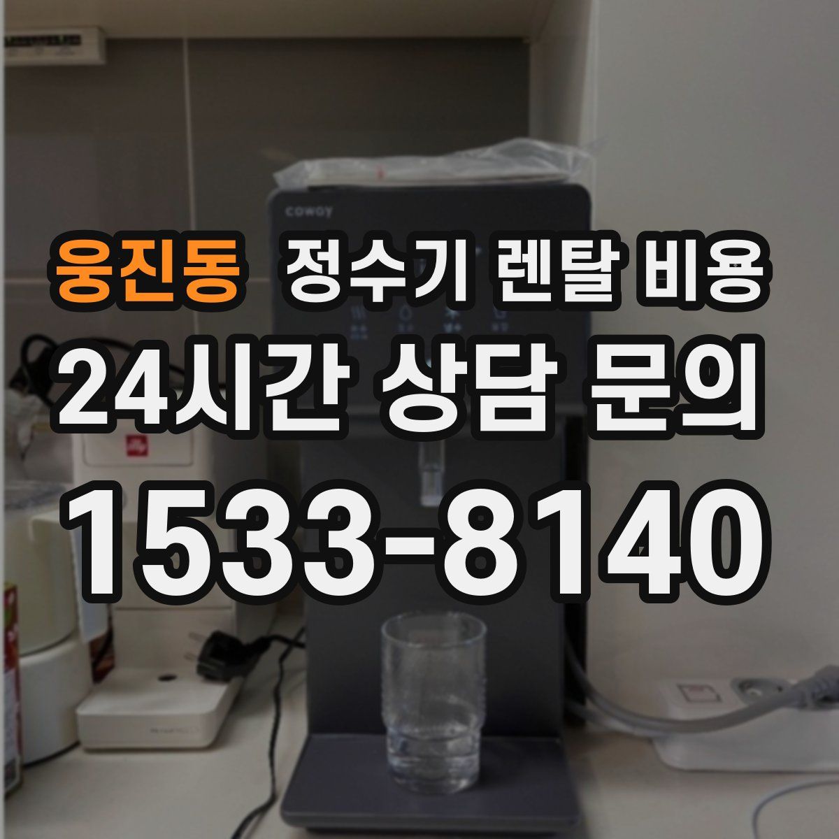 웅진동 정수기 렌탈 비용