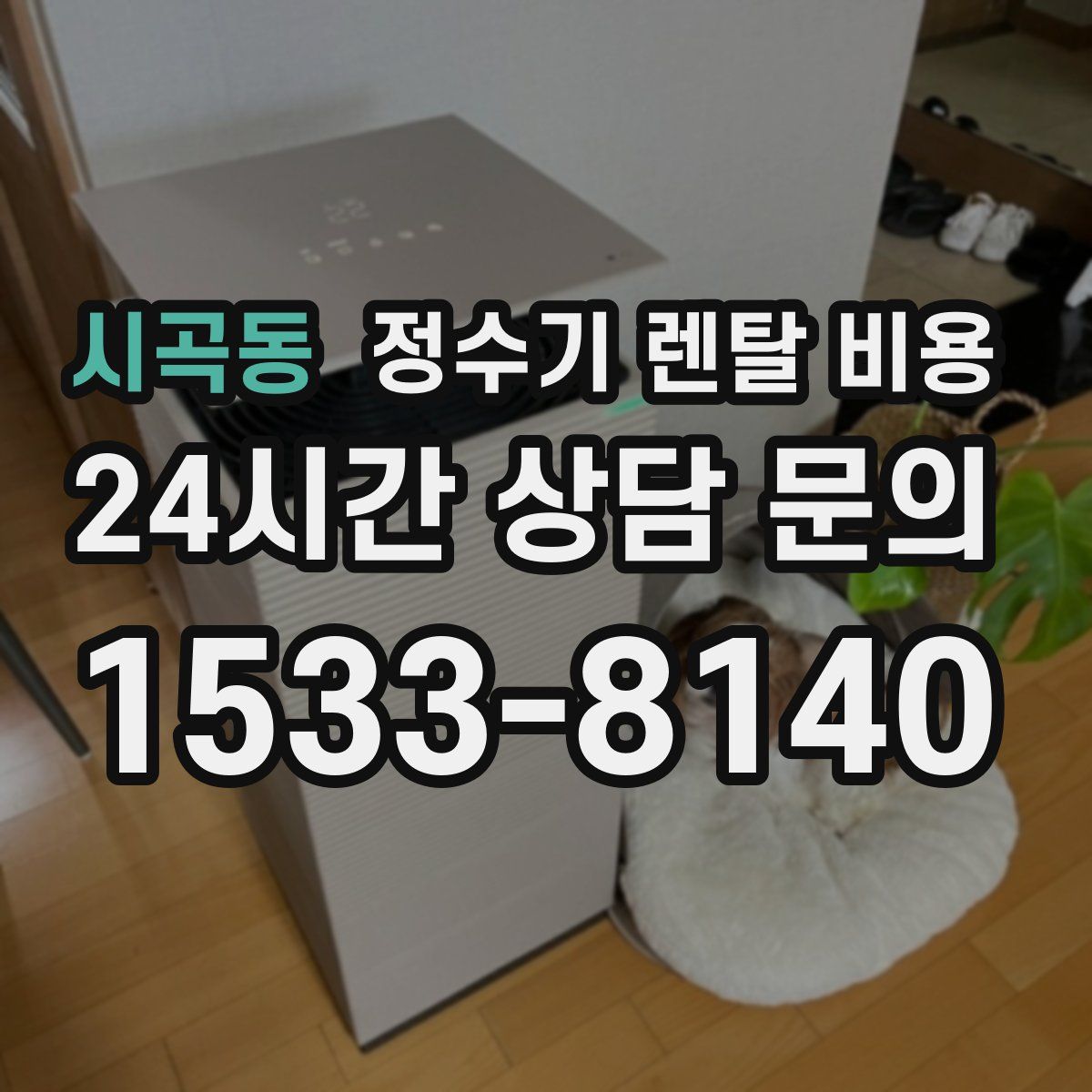 시곡동 정수기 렌탈 비용