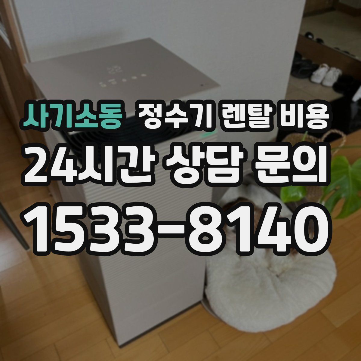 사기소동 정수기 렌탈 비용