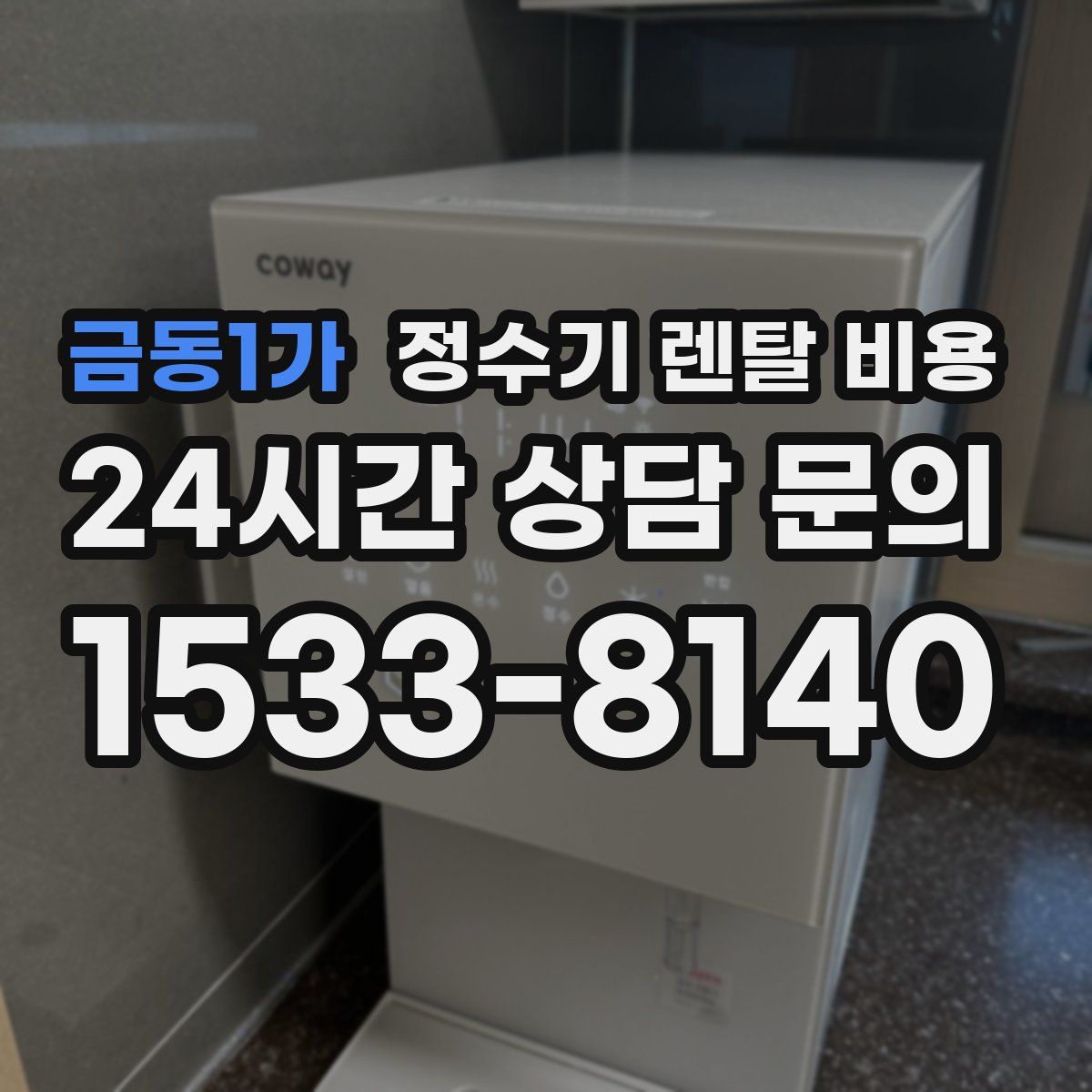 금동1가 정수기 렌탈 비용
