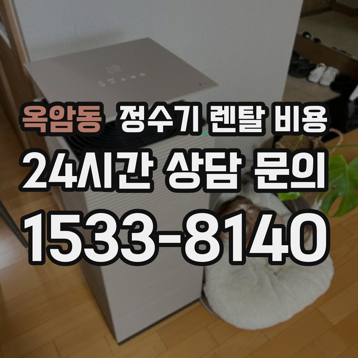 옥암동 정수기 렌탈 비용