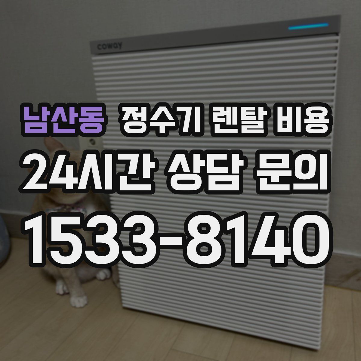 남산동 정수기 렌탈 비용