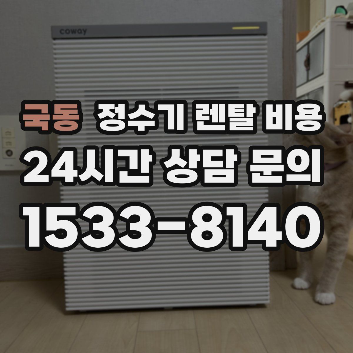 국동 정수기 렌탈 비용