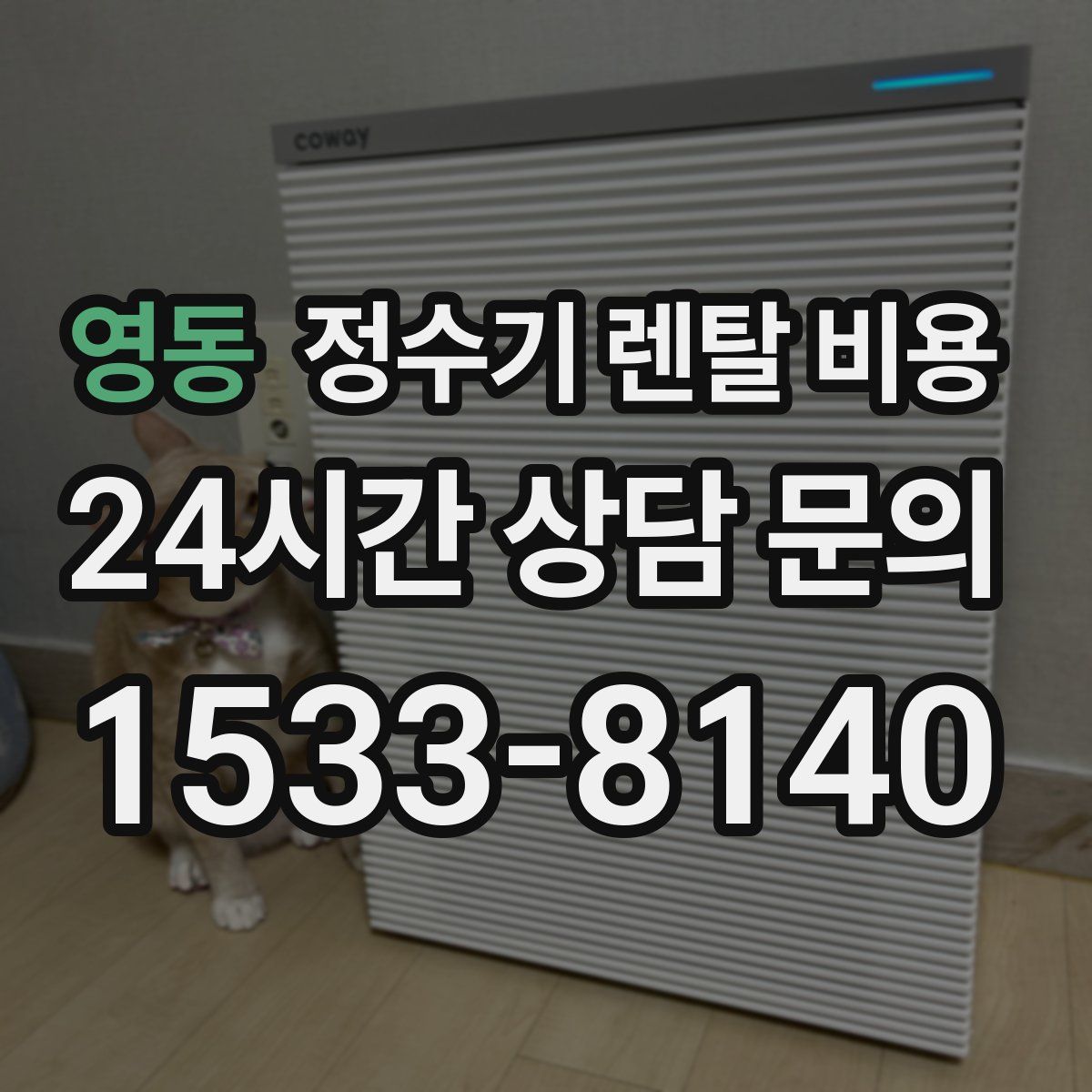 영동 정수기 렌탈 비용